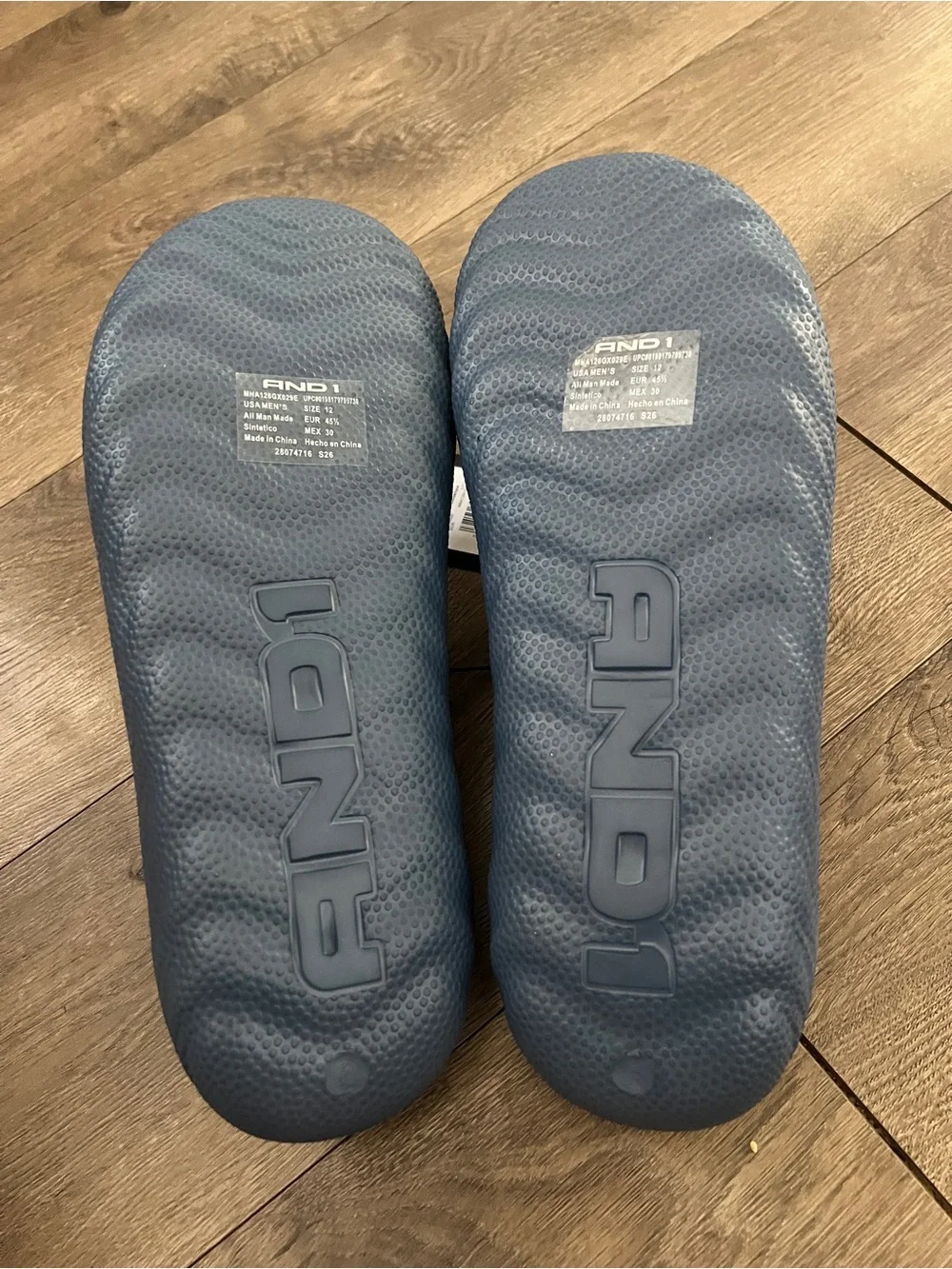 And1 Blue Slides Size 12 New